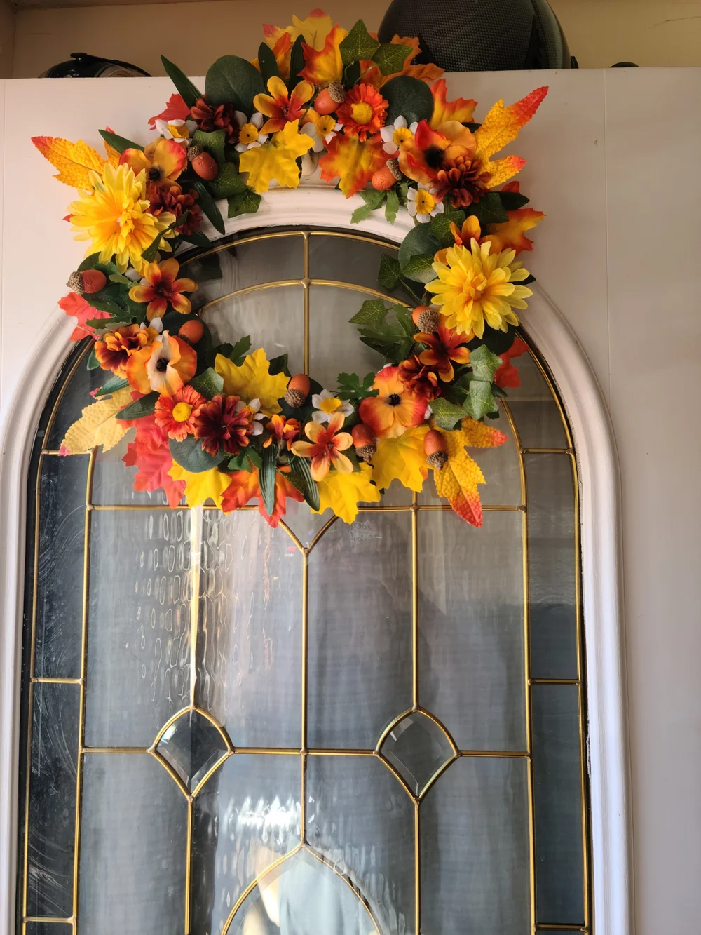 Autumn Harvest Fall Wreath - Orange & Yellow